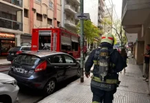 Incendio en un edificio de Balvanera: los vecinos debieron ser evacuados