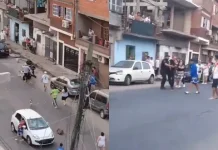 Villa Zavaleta: dos policías se enfrentaron a tiros con ladrones y fueron agredidos por vecinos