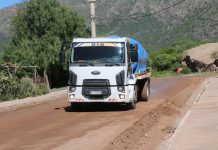 Malanzán: Obra de pavimentación