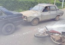 Capital: Motociclista sufrió la amputación de un dedo en una doble colisión