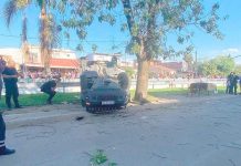 Una bebé murió atropellada por ladrones que escapaban a los tiros de la Policía