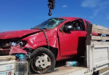 Milagro: Comisario volcó en su auto, se negó al control de alcoholemia y fue sancionado