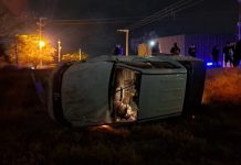 Chepes: Viajaba hacia Tucumán y volcó su camioneta en la capital de la provincia