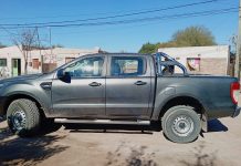 Chepes: En allanamiento se secuestró camioneta