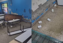 La familia de una alumna destrozó una escuela de Malvinas Argentinas y quemó con agua hirviendo a los docentes