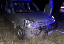 El Portezuelo: Camioneta chocó contra un jabalí y provocó importantes daños en el rodado