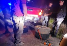 Ulapes: La rectora de la UNLaR sufrió un incidente vial en Ruta 79 por el reventón de un neumático