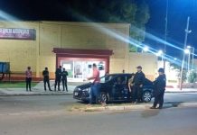 Chepes: Susto en el centro, un niño de 3 años fue atropellado frente al Banco Rioja