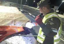 Gendarmería incautó en San Juan un cargamento de yeso riojano valuado en 131 millones