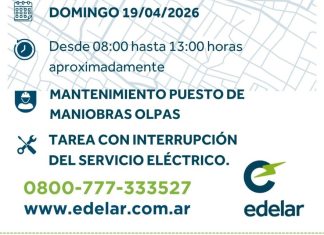 Chepes: Este domingo casi todo el sur provincial estará sin Luz