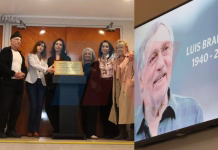 Las fotos del emotivo homenaje que reunió a actores, familiares y amigos para recordar a Luis Brandoni