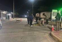 Ulapes: choque entre una moto y un auto dejó dos personas hospitalizadas