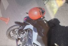 Capital: Motociclista sufrió fractura de cadera tras una fuerte colisión