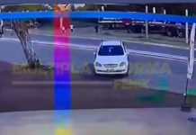 Capital: Se olvidó de poner el freno de mano y su auto cruzó la avenida Oyola sin control