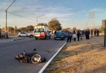 Capital: Una mujer resultó con graves heridas al protagonizar un choque en avenida 2 de Abril