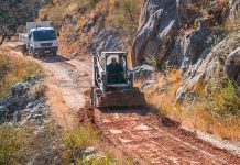 Malanzán: Continúan las obras intensivas para optimizar los caminos rurales en Juan Facundo Quiroga