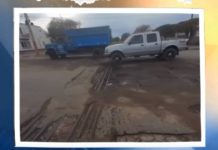 Chepes: El crítico estado de la Avenida Belgrano y el peligro latente en el cruce de las vías