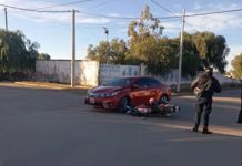 Chepes: Motociclista resultó herido tras chocar con un automóvil en Chepes