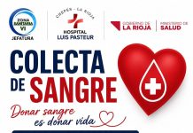 Chepes: Convocan a una colecta de sangre en el Hospital Luis Pasteur