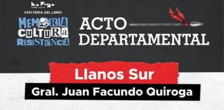Malanzán: Guasamayo presente en la 23° Feria del Libro