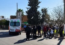 Capital: Una motociclista resultó herida tras intentar esquivar un perro en avenida Primero de Marzo