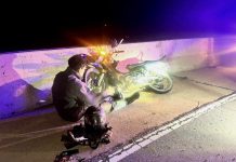 Capital: Motociclista perdió el control, chocó contra un muro en la Cuesta de Miranda y dio positivo en alcoholemia