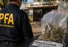 Capital: Interceptaron a un hombre con marihuana cerca de una escuela primaria