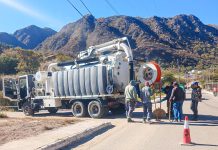 Malanzán: Realizan tareas de mantenimiento integral en las redes cloacales y pluviales del departamento