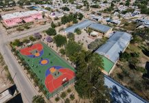 Chepes: Alumnos de la EPET N.º 1 proyectaron una multicancha para la Escuela Normal