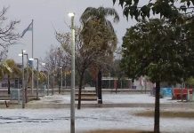 Chepes: La nieve sorprendió en la ciudad y en toda la serranía del sur riojano