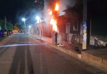 Capital: Incendio provocó daños totales en un depósito de una vivienda del barrio Cementerio
