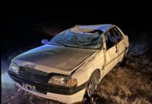 Chepes: Un hombre resultó herido tras volcar con su automóvil sobre la Ruta 141