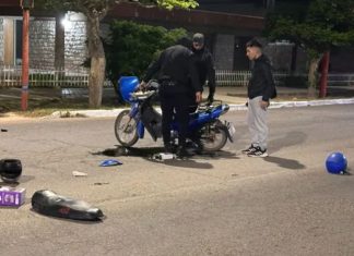 Chepes: Dos motocicletas protagonizaron un choque
