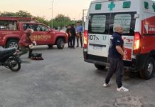Capital: Choque entre un auto y una moto en el barrio Benjamín Rincón: