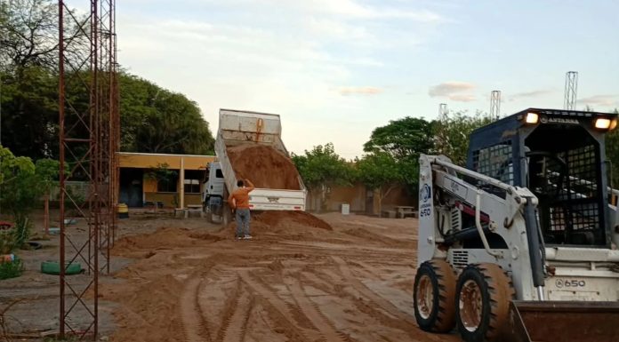 Ulapes: La escuela Nº 27 rumbo a su nueva pista deportiva